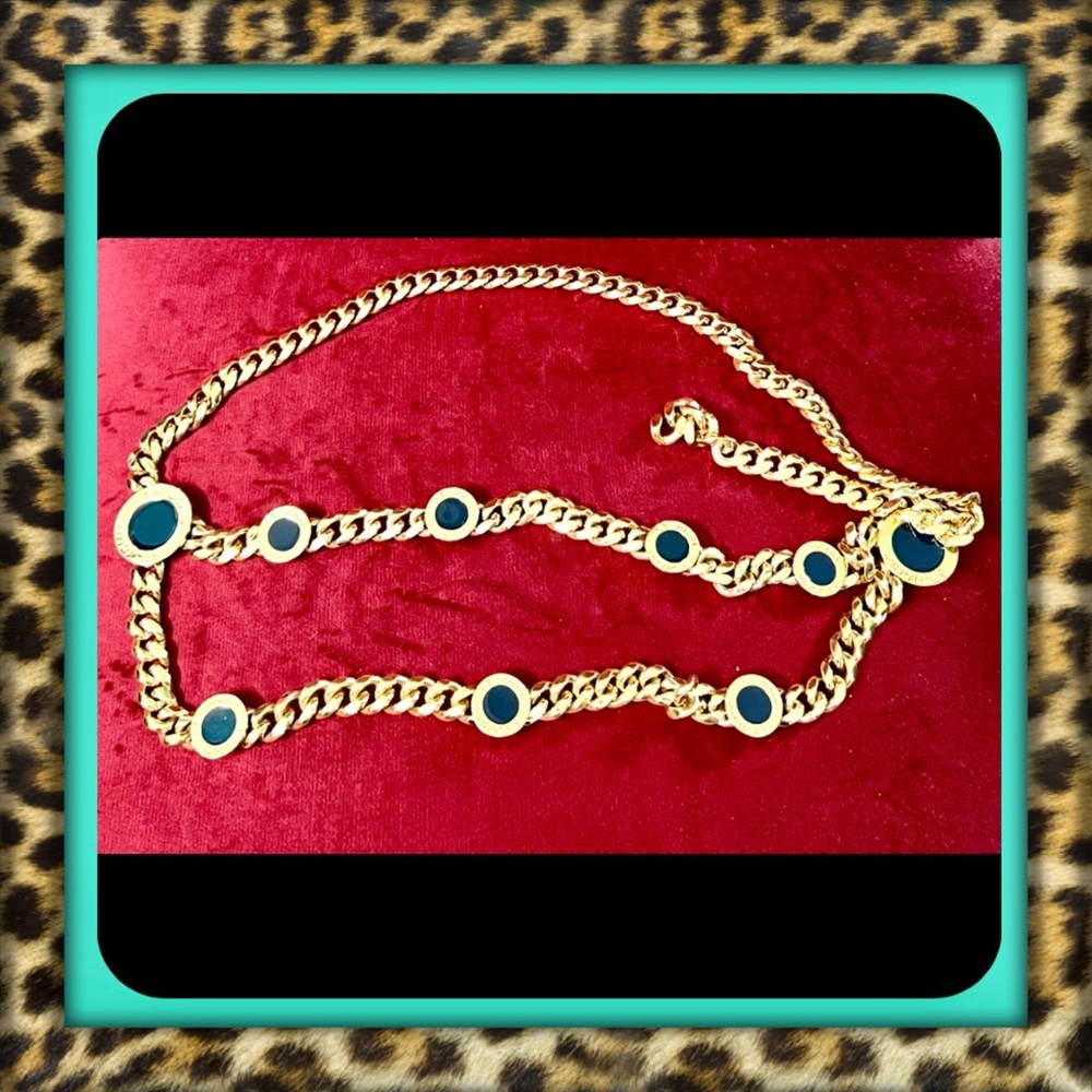 👑✅PRICE FIRM✅ Beautiful AUTHENTIC  ST JOHN 22k Goldplated Chain Belt